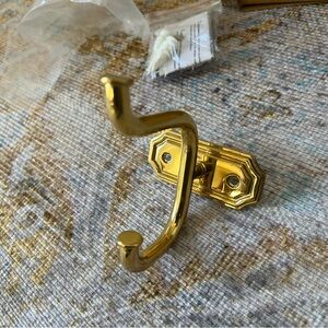 New Timeless Unlaquered Rejuvenation Double Wall Hooks!